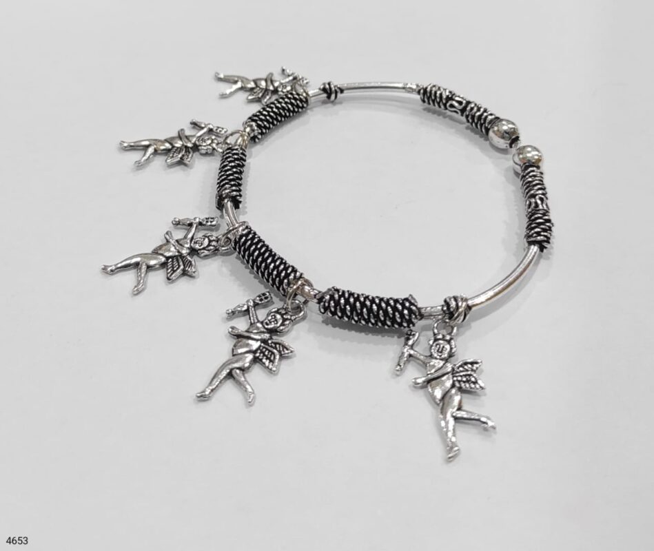 Timeless Oxidized Bangle Bracelet