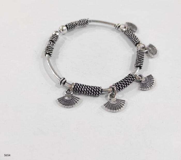 Antique Finish Oxidized Brass Bracelet for Women