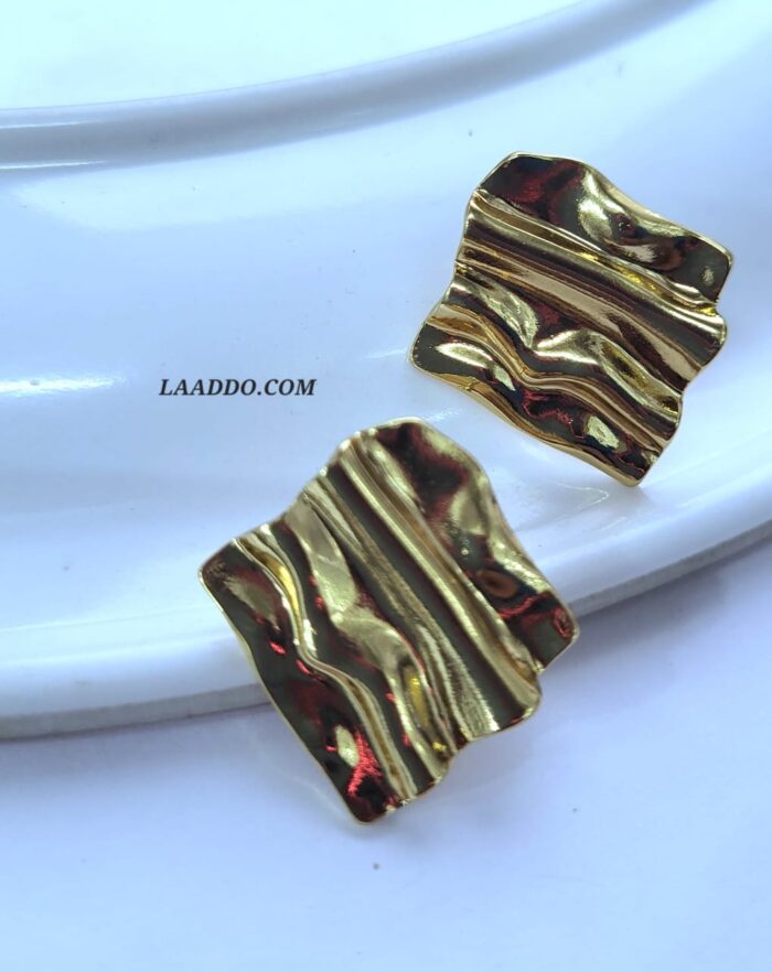 High-Quality Anti-Tarnish Gold Plated Stud Earrings