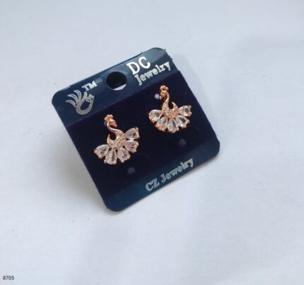 One Gram 1 gm Gold Coated Traditional Ethnic Daily Party Wear Stud Earrings for Women and Girls