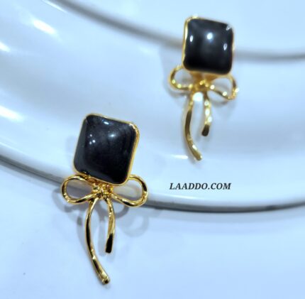 Beautiful Gold Casual Stud Earrings