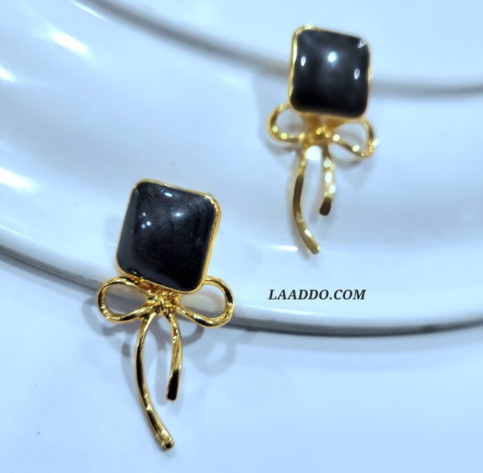 Beautiful Gold Casual Stud Earrings