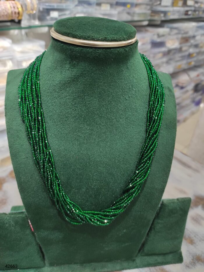 Crystal Necklace Green