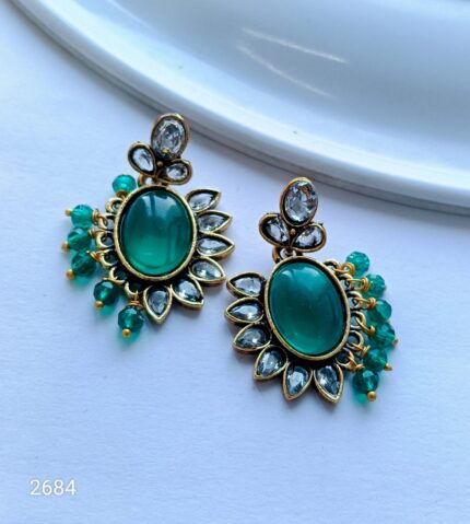 Beautiful Unique Design Stone Earrings