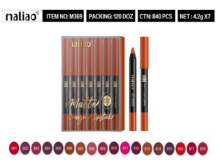 M369 Matte Crayon Lipstick (6+1 Same Tester)