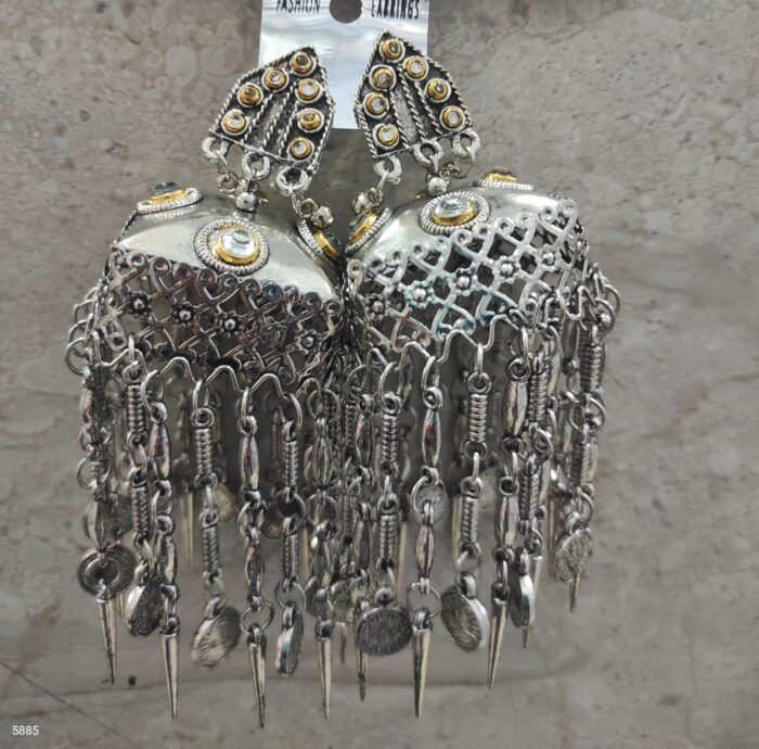 Ethnic Chandbali Afghani Earring Set for Women & Girls