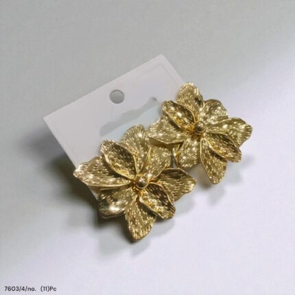 Western earring 
stainless steel