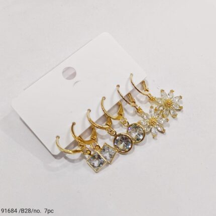 combo earring Bali 3-pair