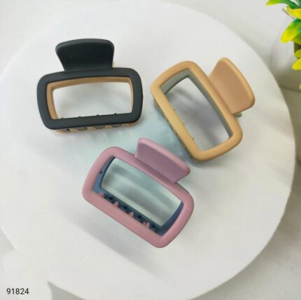 Hair clutcher Strong Hold Barrette Hair Accessories 12-pc medium size