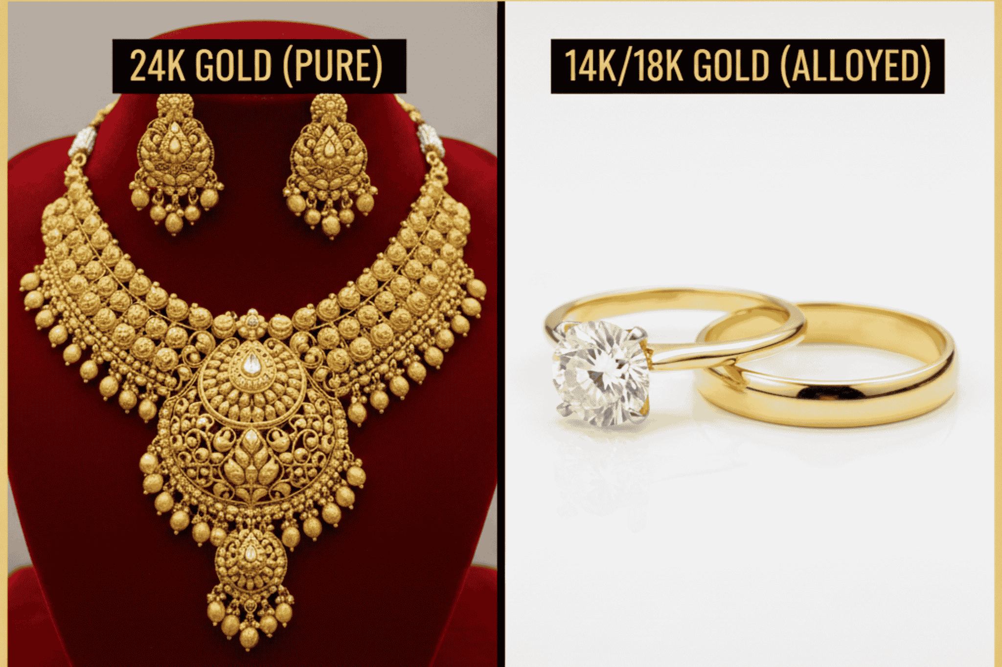 Can We Make Jewellery Out of 24 Carat Gold?