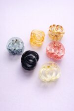 Round Glossy Hair Clutcher Box (23 Pcs)