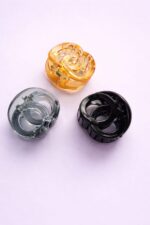 Round Glossy Hair Clutcher Box (23 Pcs)