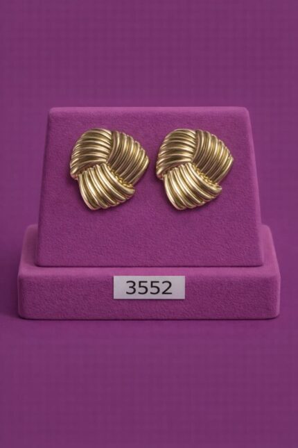 Gold Stud Earring for Women – 14K Gold Plated Studs Ear Jewelry