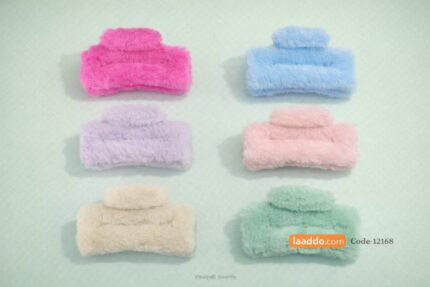 Soft Fur Hair Clutchers for Girls