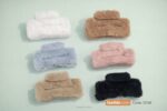 Soft Fur Hair Clutchers for Girls