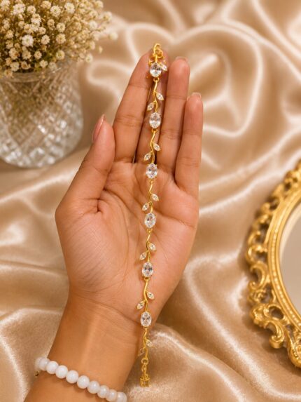 Crystal Vine Anti-Tarnish Bracelet