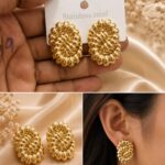 Luxury Gold Knot Statement Stud Earrings for Women
