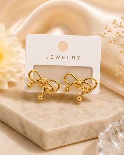 🌸 Sweetheart Bow Earrings 🎀