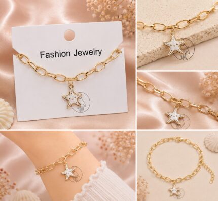 ⭐🌊 Ocean Star Charm Bracelet ✨💛