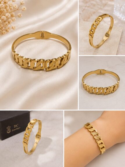 ✨ Golden Cuban Link Bracelet ✨