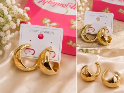 ✨ Golden Luna Hoop Earrings ✨