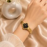 Luxury White Butterfly Gold Bracelet for Women | Premium Stainless Steel Anti-Tarnish Bracelet