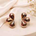 Premium Rose Gold Flower Earrings