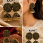 ✨ Royal Antique Pearl Jhumka Earrings ✨