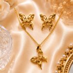 💛 Elegant Butterfly Stainless Steel Jewelry Set