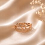 ✨ Elegant Infinity Crystal Adjustable Ring for Women | Gold-Plated Anti-Tarnish Open Ring ✨