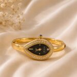 ZIDO Crystal Teardrop Gold Bracelet Watch