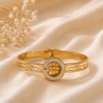 Luxury Gold Floral Crystal Bracelet