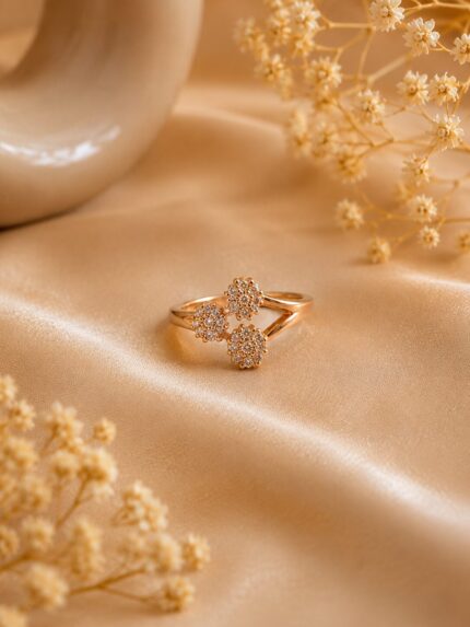 Premium Anti-Tarnish Flower Ring