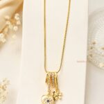 Anti Tarnish Gold Heart & Floral Charm Pendant Necklace for Women | Elegant Daily Wear Stainless Steel Chain