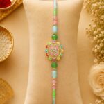 🌀 Premium Spinner Rakhi for Brother | Designer Rotating Rakhi with Colorful Beads | Raksha Bandhan Special Pack of 1