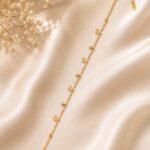 Golden Crystal Charm Chain Bracelet