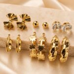 Golden Glamour Multi-Design Earrings Collection ✨