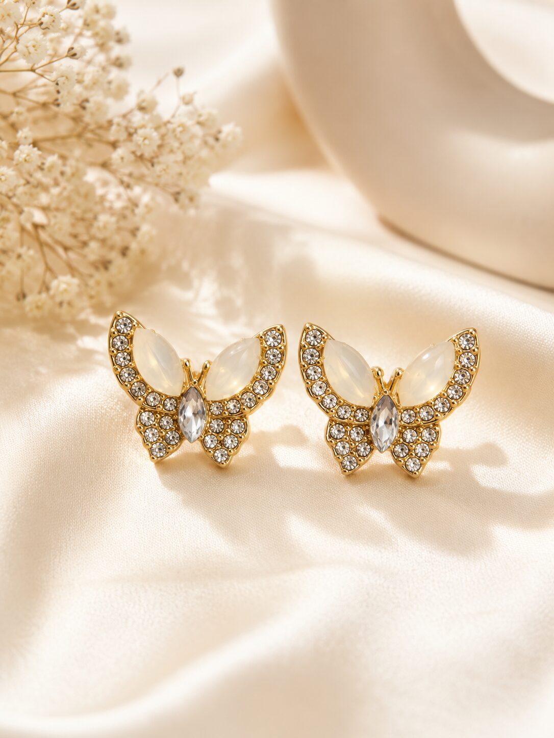 2026/07/17105.jpg Opal Crystal Butterfly Stud Earrings - Image 1