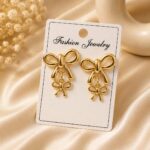 bow earrings