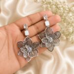 SILVER STATEMENT EARRINGS