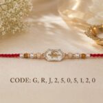Shree American Diamond Rakhi (GRJ-2505) - Pack of 1