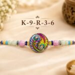 Multicolor Yin Yang Designer Rakhi (K9R) - Pack of 6