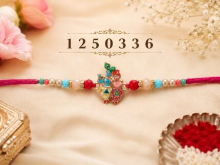Radha Krishna Designer Rakhi (12503) - Pack of 6
