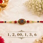 Ik Onkar American Diamond Designer Rakhi (12001) - Pack of 6