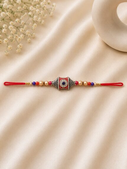 Traditional Designer Antique Rakhi (KR9) – Pack of 6