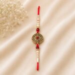 Traditional Designer Stone Rakhi (KR12) – Pack of 6