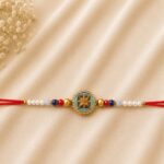 Traditional Pearl Beaded Designer Rakhi (KR11) - Pack of 6