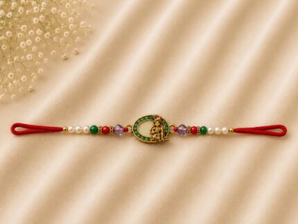 Krishna Pearl Designer Rakhi (KR18) - Pack of 6