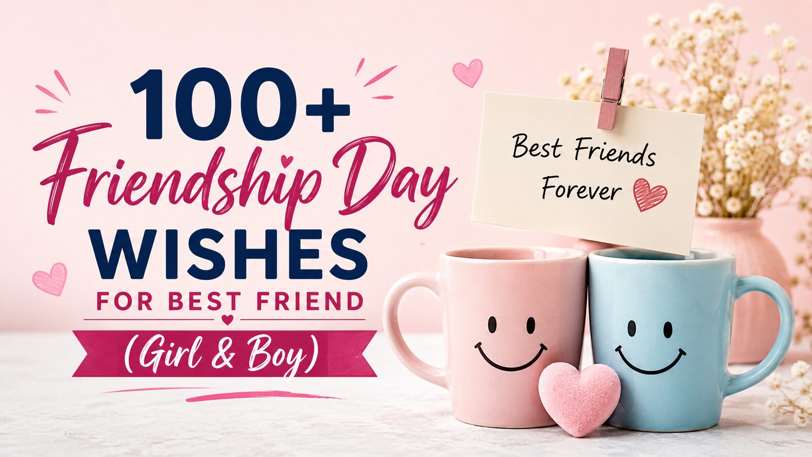 100+ Friendship Day wishes for best friend with heartfelt quotes and messages for girl and boy besties