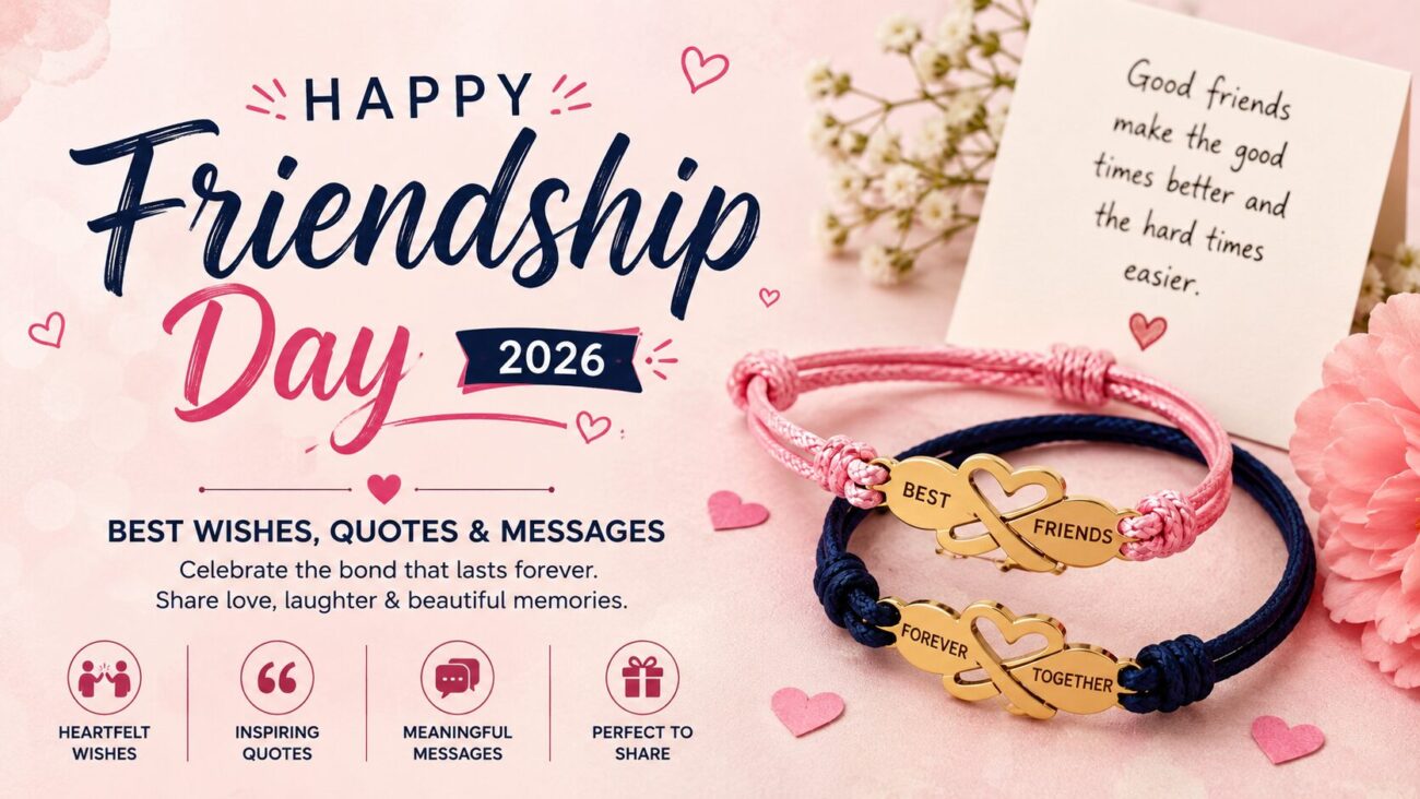 Happy Friendship Day Wishes, Quotes & Messages